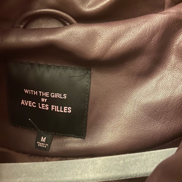 Avec Les Filles Oversized Faux Leather Puffer - Picture 3 of 6